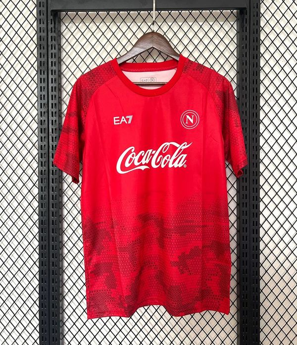 SSC Napoli 2024/2025 Edición Especial Coca-Cola Roja - Aficionado [Adulto]