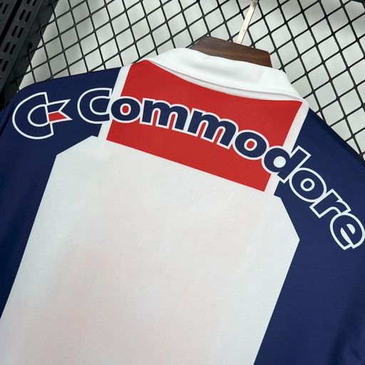 Camiseta retro de aficionado del Paris Saint-Germain 1991-1992 local