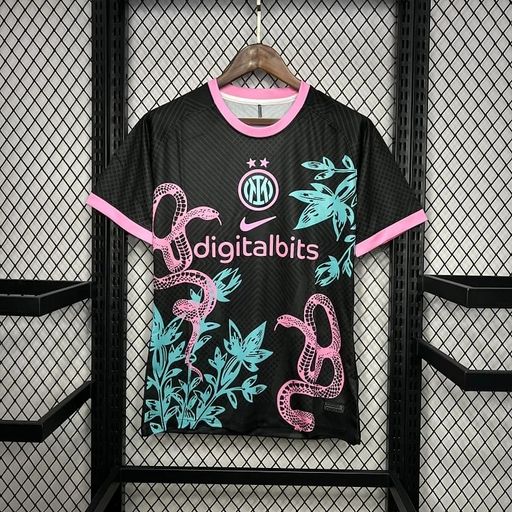 Inter Milan 2024/2025 Édition Spéciale Serpent Noir - Version Fan [Adulte]