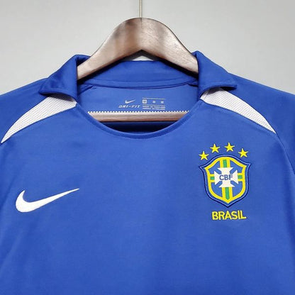 Retro Brazil 2002 Away Fan