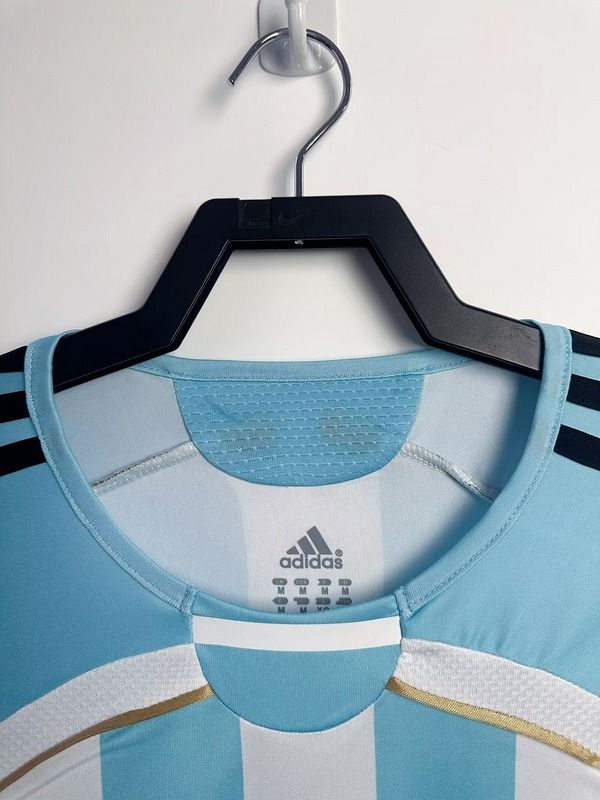 Argentina National Team 2006/2007 Home Long Sleeve - Fan Version [Adult]