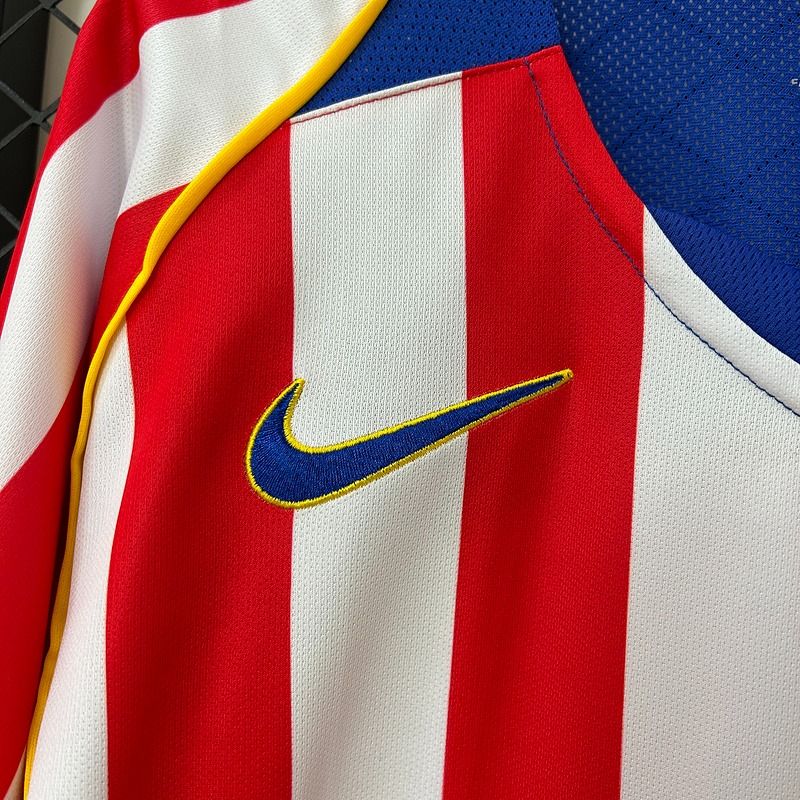 Atlético Madrid 2004/2005 Local Manga Larga - Versión Aficionado [Adulto]