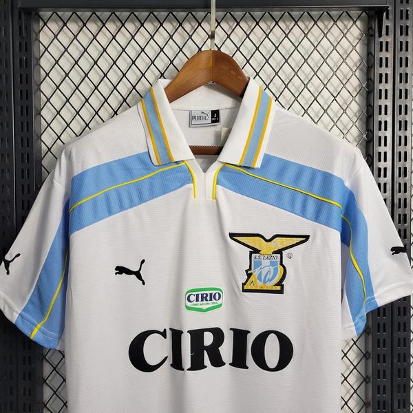 SS Lazio 1999/2000 Segundo uniforme de visitante - Versión jugador [Adulto]