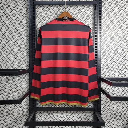 CR Flamengo 2008/2009 Home Long Sleeve - Fan Version [Adult]