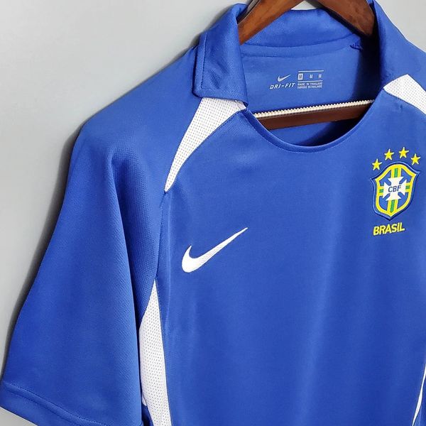 Retro Brazil 2002 Away Fan