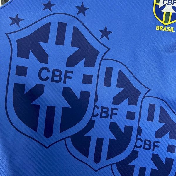 Camiseta de aficionado de visitante de la Selección Nacional de Brasil de 1994 - Versión para adulto