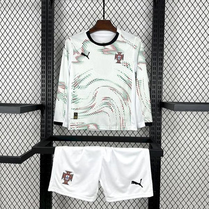 Kids Portugal 2025-2026 Away Long Sleeve Fan