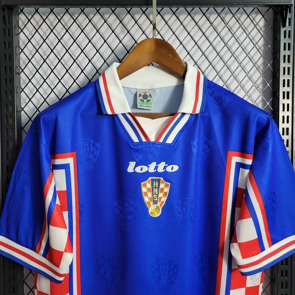 Maillot Rétro Croatie 1998 Extérieur Fan
