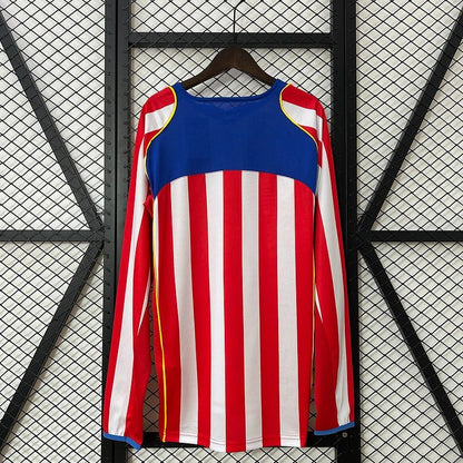 Atlético Madrid 2004/2005 Home Long Sleeve - Fan Version [Adult]