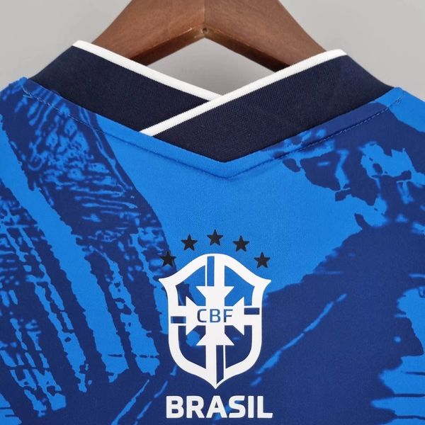 Brazil 2022 Classic Blue Soccer Jersey
