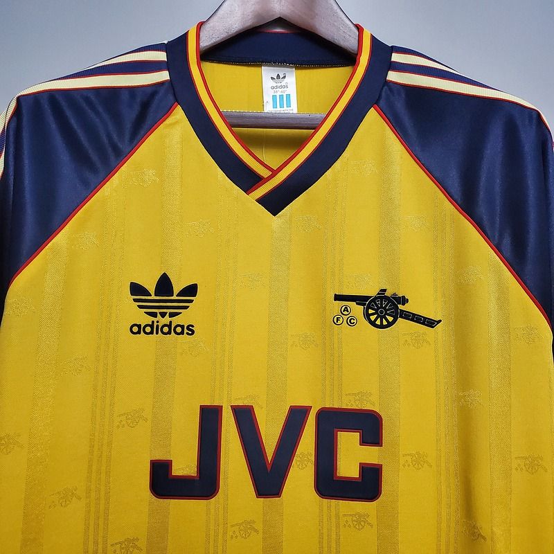 Camiseta Retro de Visitante Arsenal FC 1988/1990 - Aficionado [Adulto]