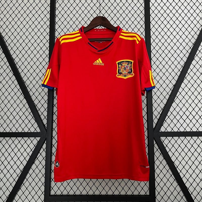 Maillot Rétro Espagne Domicile 2010 Fan
