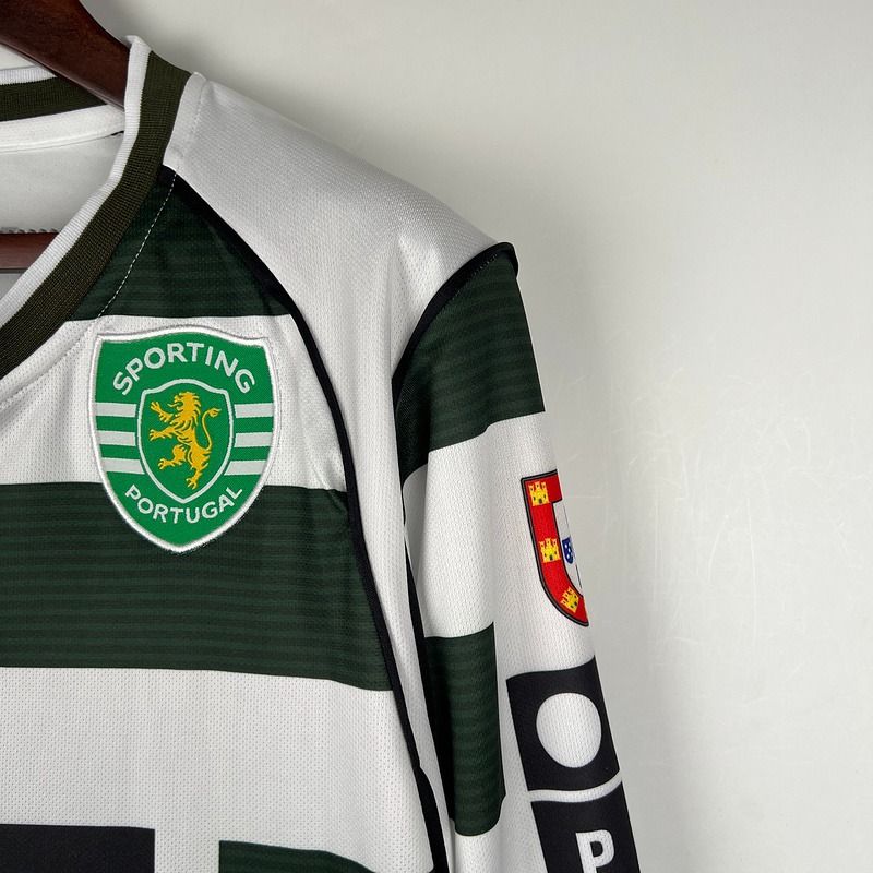 Sporting CP 2001/2003 Home Long Sleeve - Fan Version [Adult]