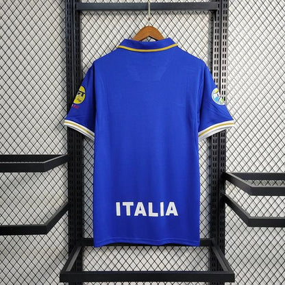 Camiseta de aficionado retro Italia 1996 local