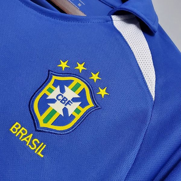 Retro Brazil 2002 Away Fan