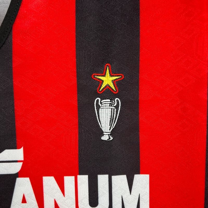 AC Milan Domicile 1989/1990 - Version Supporter [Adulte]