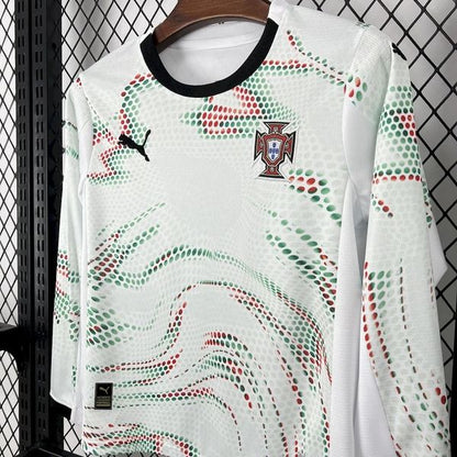 Kids Portugal 2025-2026 Away Long Sleeve Fan