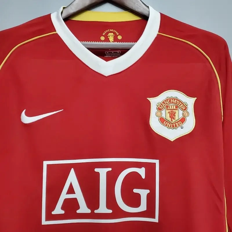 Manchester United 2006/2007 Home Long Sleeve - Fan Version [Adult]