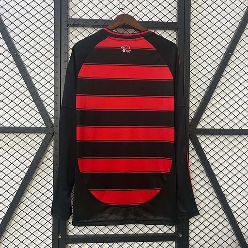 CR Flamengo 2025/2026 Local Manga Larga - Versión Fan [Adulto]