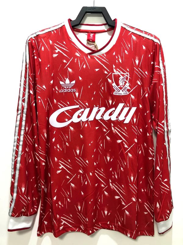 Maillot Rétro Domicile Liverpool FC 1989-1991 (Fan)