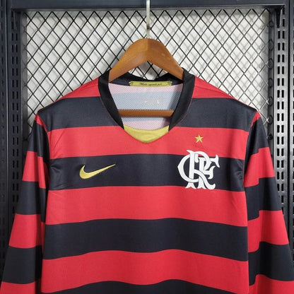 CR Flamengo 2008/2009 Home Long Sleeve - Fan Version [Adult]