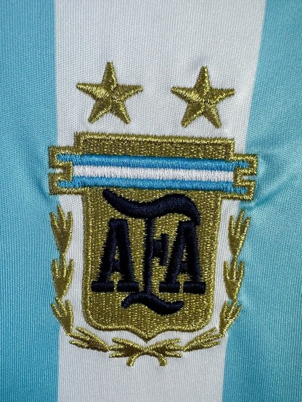 Argentina National Team 2006/2007 Home Long Sleeve - Fan Version [Adult]