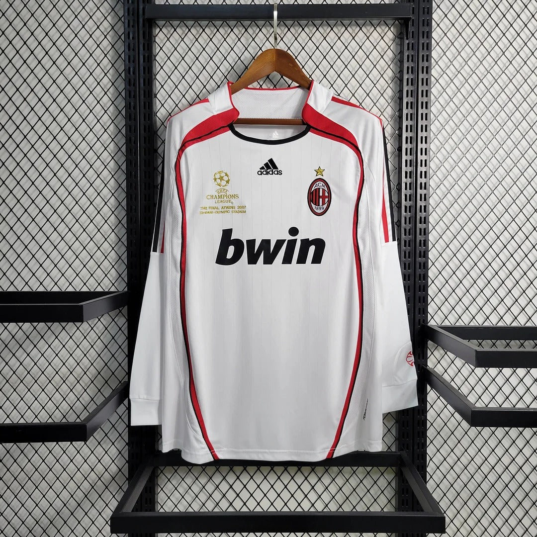 Camiseta de manga larga de visitante del AC Milan 2006/2007 - Versión aficionado [Adulto]