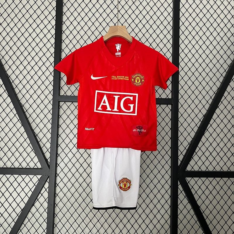 Manchester United Domicile 2007/2008 - Fan [Enfant]