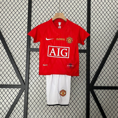 Manchester United 2007/2008 Home - Fan [Kids]