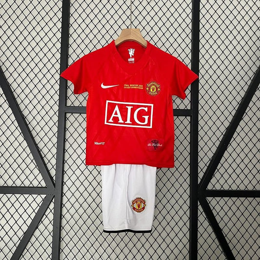 Kids Manchester United 2007/2008 Home - Fan Kit