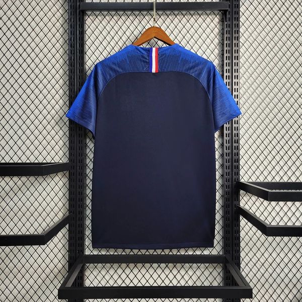 Camiseta de aficionado retro de Francia 2018 (local)