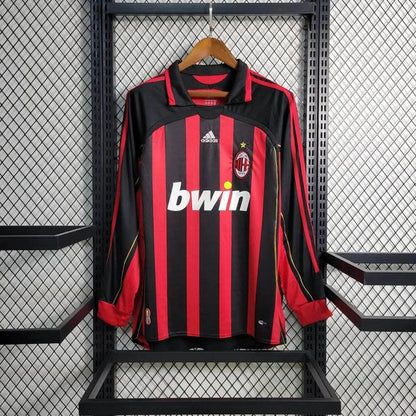 AC Milan 2006/2007 Home Long Sleeve - Fan Version [Adult]