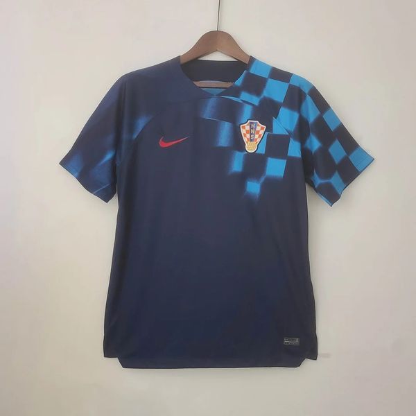 Camiseta de fan local retro de Croacia de la Copa Mundial de la FIFA 2022