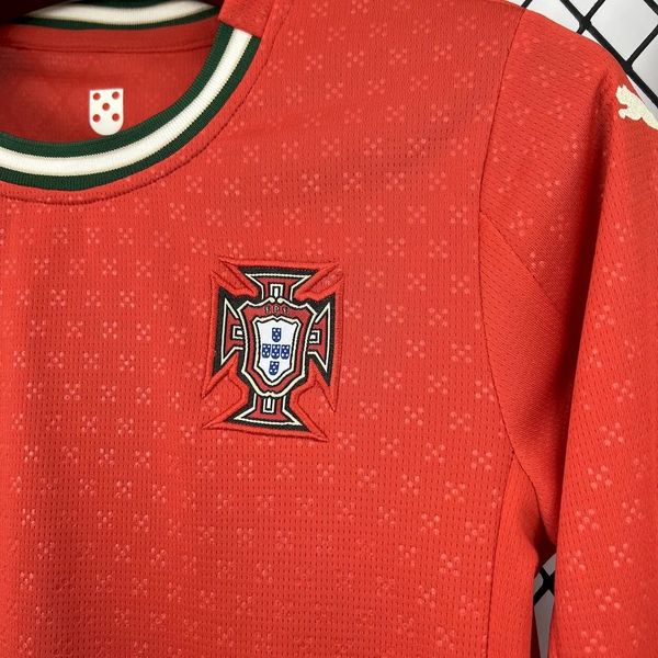 Maillot Domicile Portugal 2025/2026 Manches Longues - Version Fan [Enfants]