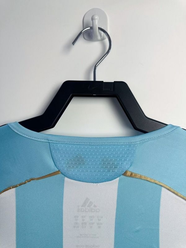 Argentina National Team 2006/2007 Home Long Sleeve - Fan Version [Adult]