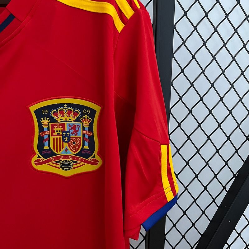 Maillot Rétro Espagne Domicile 2010 Fan