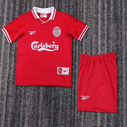 Enfant Retro Maillot Domicile Liverpool FC 1996-1997 Fan