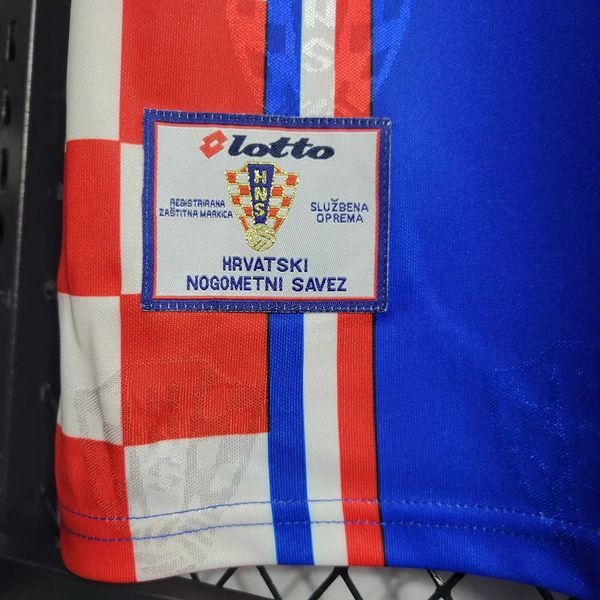 Maillot Rétro Croatie 1998 Extérieur Fan