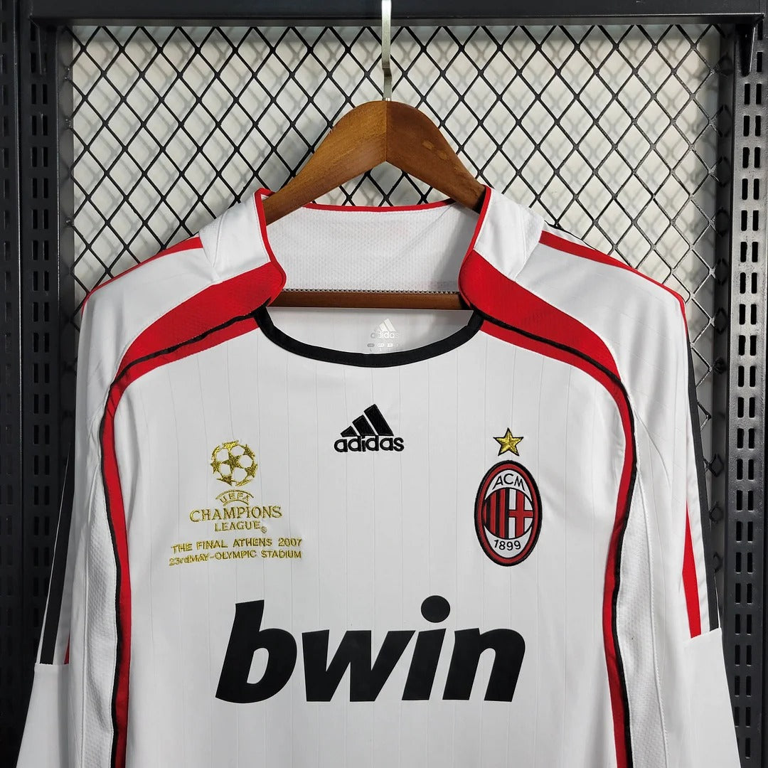 Camiseta de manga larga de visitante del AC Milan 2006/2007 - Versión aficionado [Adulto]