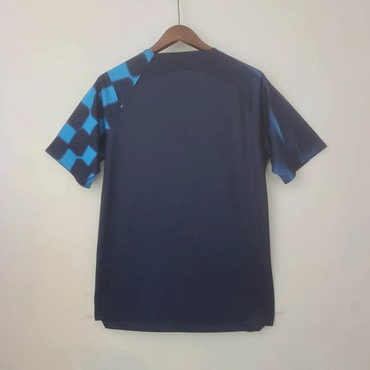 Camiseta de fan local retro de Croacia de la Copa Mundial de la FIFA 2022