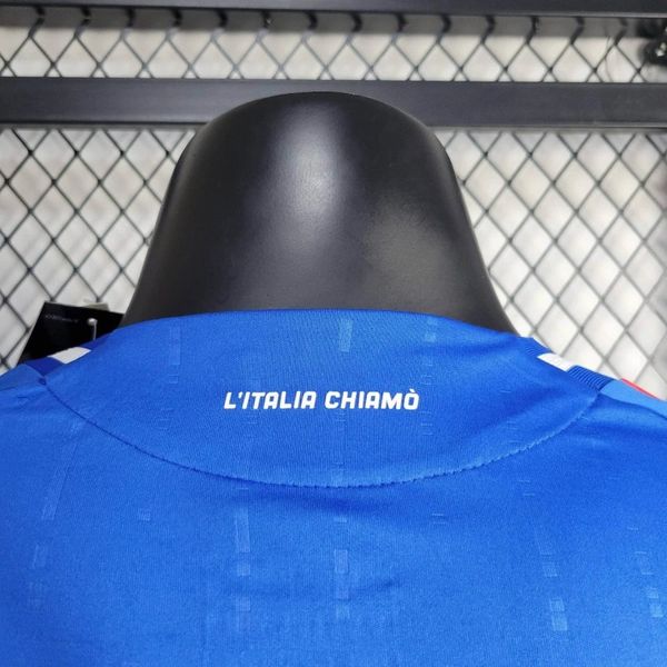 Italia 2024 Camiseta Manga Larga de Jugador para Casa