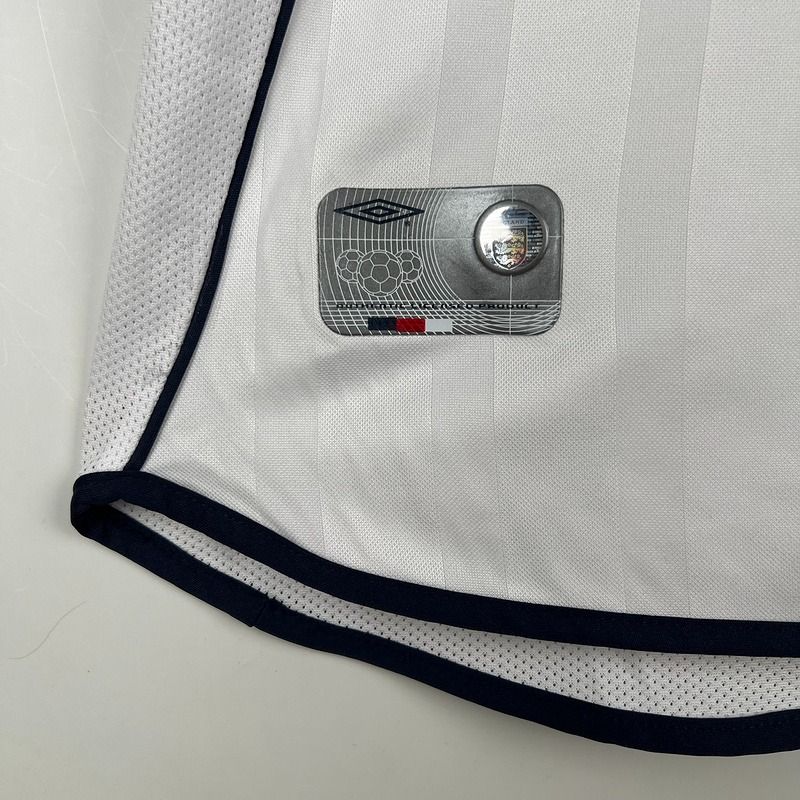 Maillot rétro de l'Angleterre domicile 2002 (Fan)