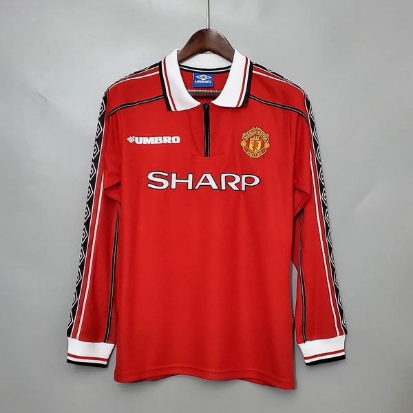 Manchester United 1998/1999 Home Long Sleeve - Fan Version [Adult]
