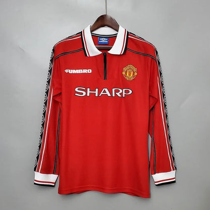 Manchester United 1998/1999 Home Long Sleeve - Fan Version [Adult]
