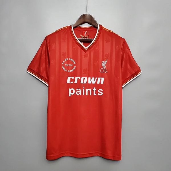 Maillot de supporter domicile rétro du Liverpool FC 1985-1986