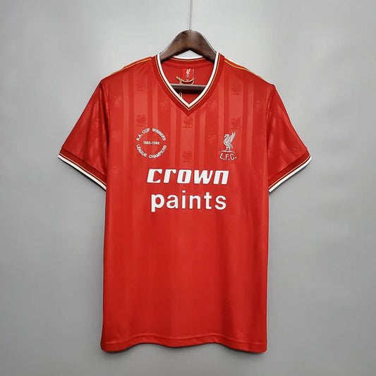 Fan retro del Liverpool FC 1985-1986 de local