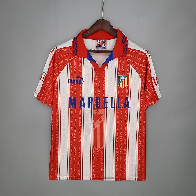 Atlético Madrid 1995/1996 Local - Versión Aficionado [Adulto]