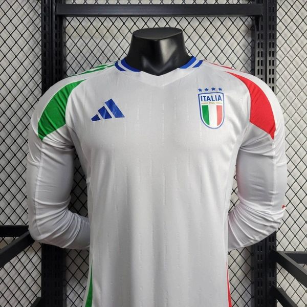 Italy 2024 Away Player Long Sleeve