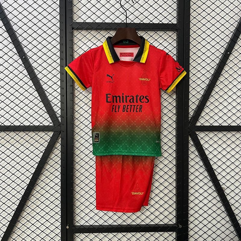 AC Milan 2025/2026 Co-Branded Edition - Fan Version [Kids]