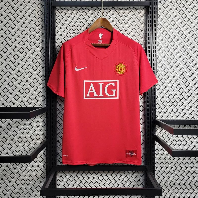 Maillot domicile Manchester United 2007/2008 - Version fan [Adulte]